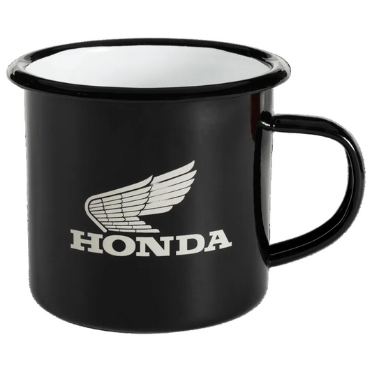HONDA HERITAGE CANECA METÁLICA EM PRETO - Motoboxe