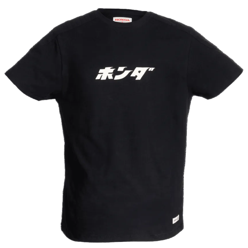 T-SHIRT HONDA JAPAN HERITAGE EM PRETO - Motoboxe