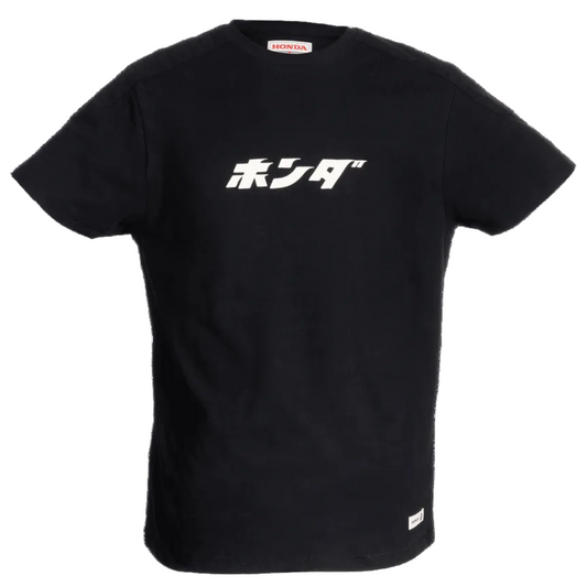T-SHIRT HONDA JAPAN HERITAGE EM PRETO - Motoboxe
