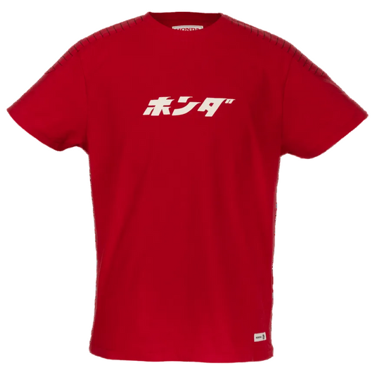 T-SHIRT HONDA JAPAN HERITAGE EM VERMELHO - Motoboxe