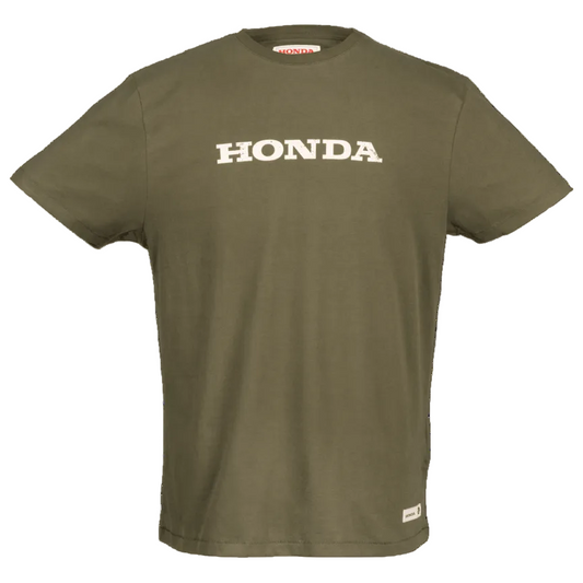 T-SHIRT HERITAGE EM VERDE AZEITONA - Motoboxe