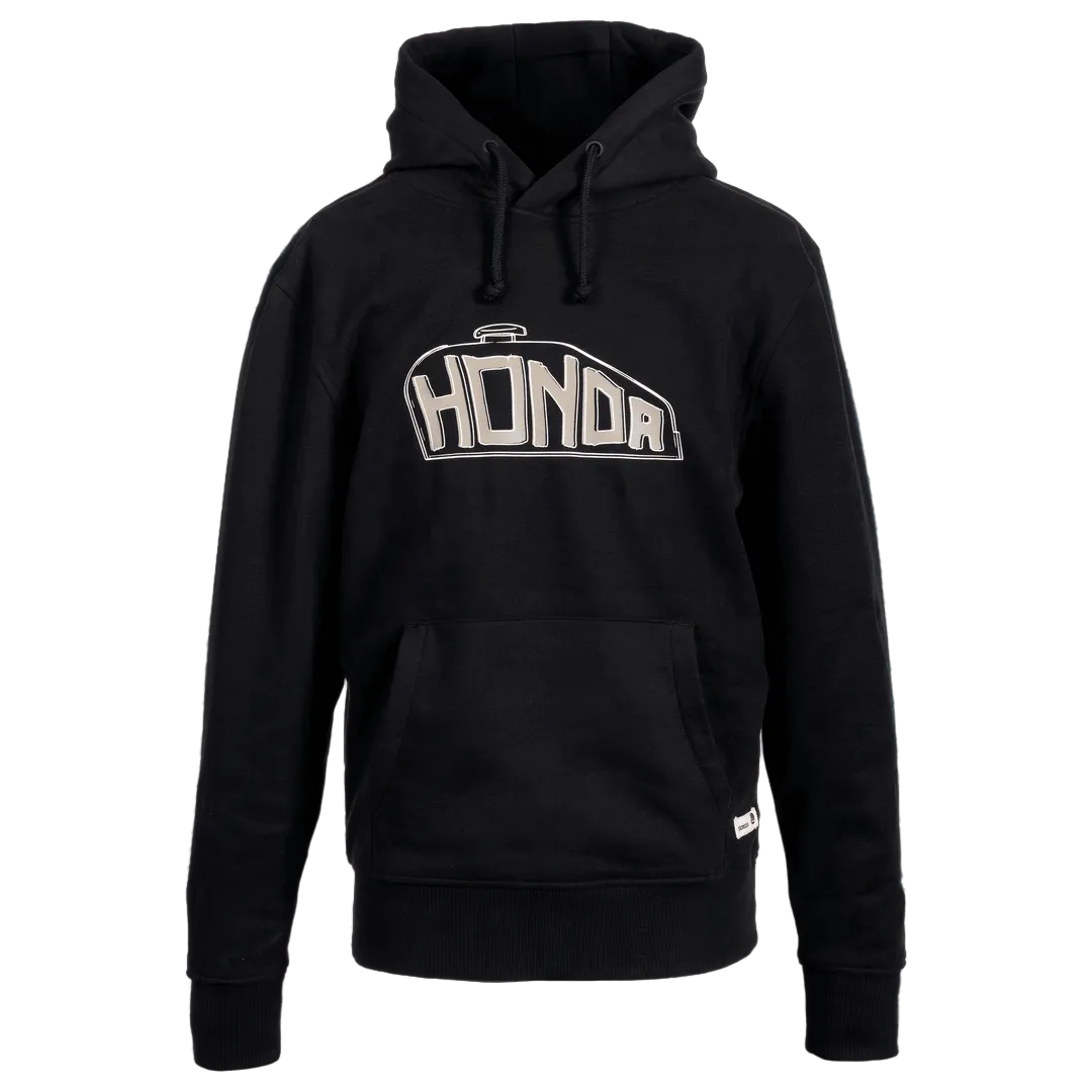 SWEAT COM CAPUZ HONDA URBAN FUN TANQUE EM PRETO