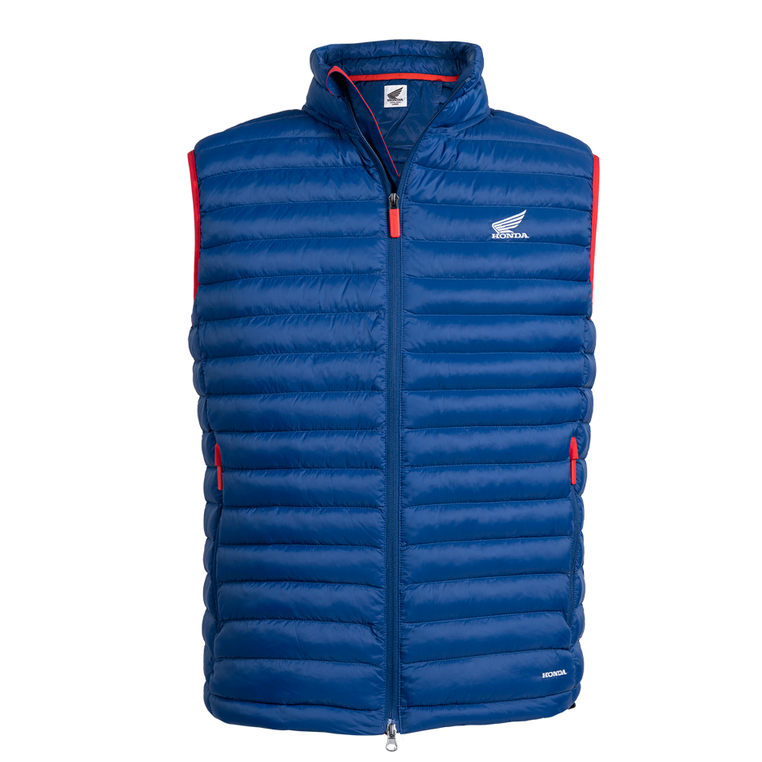 COLETE ACOLCHOADO AZUL - Motoboxe