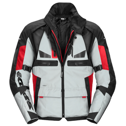 BLUSÃO SPIDI CROSSMASTER CINZA / VERMELHO - Motoboxe