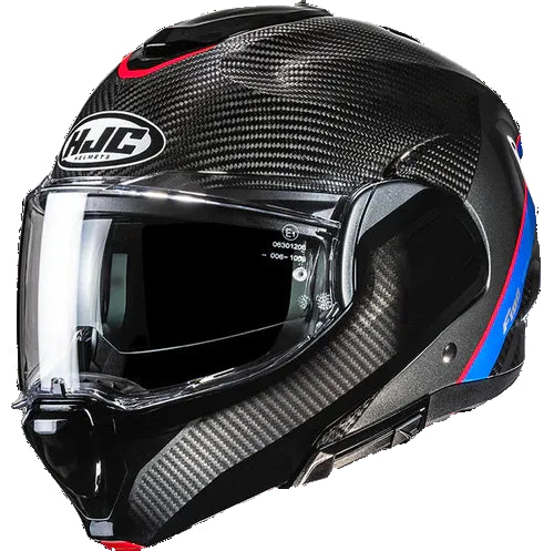 Capacete HJC F100 CARBON STAN MC21 - Motoboxe