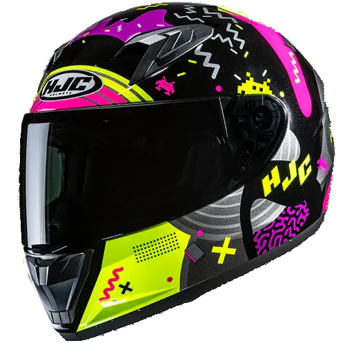 Capacete HJC KID Y10 MIKA MC3H - Motoboxe