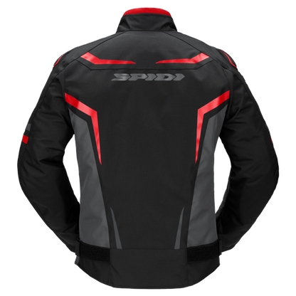 SPIDI BLUSÃO IMPERMEÁVEL MASCULINA RACE-EVO H2OUT PRETO / VERMELHO - Motoboxe