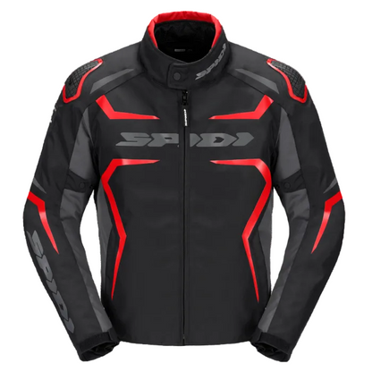 SPIDI BLUSÃO IMPERMEÁVEL MASCULINA RACE-EVO H2OUT PRETO / VERMELHO - Motoboxe