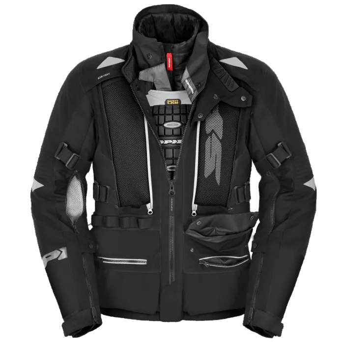 SPIDI BLUSÃO MASCULINO COM MEMBRANA REMOVÍVEL ALLROAD PRETO - Motoboxe