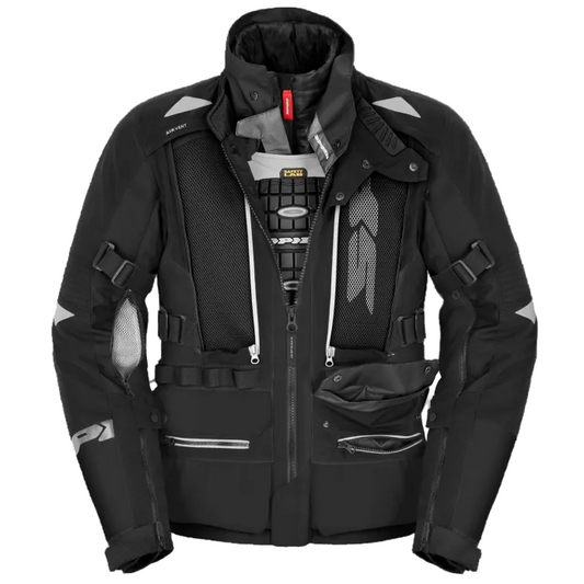 SPIDI BLUSÃO MASCULINO COM MEMBRANA REMOVÍVEL ALLROAD PRETO - Motoboxe