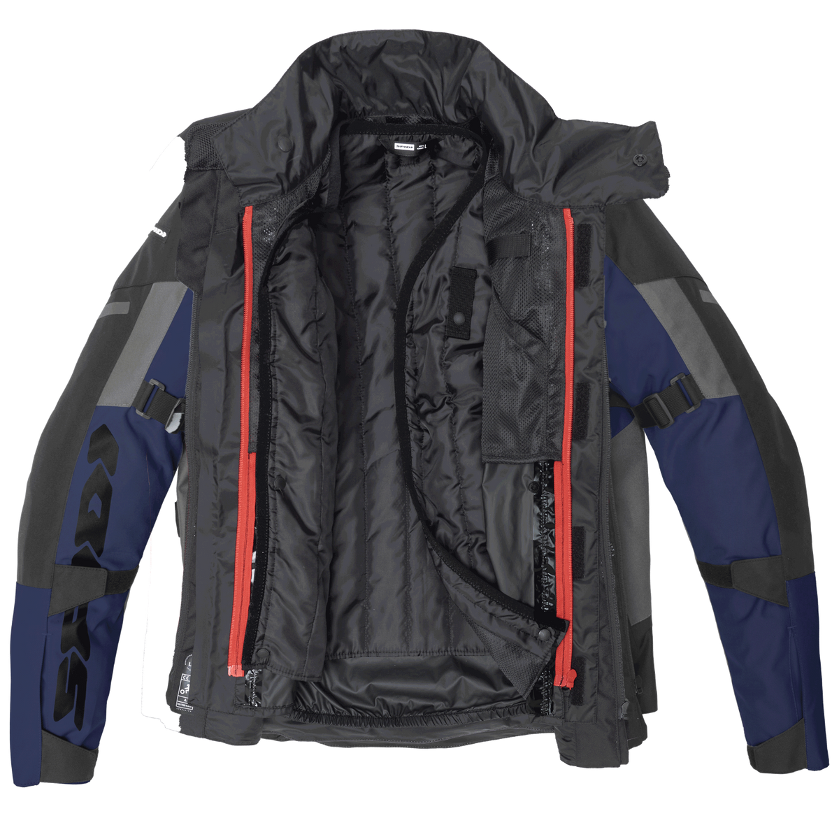 BLUSÃO SPIDI CROSSMASTER AZUL / PRETO - Motoboxe