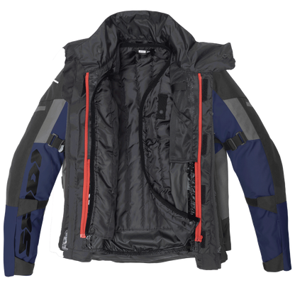 BLUSÃO SPIDI CROSSMASTER AZUL / PRETO - Motoboxe