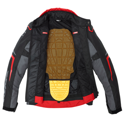 SPIDI BLUSÃO IMPERMEÁVEL MASCULINA RACE-EVO H2OUT PRETO / VERMELHO - Motoboxe