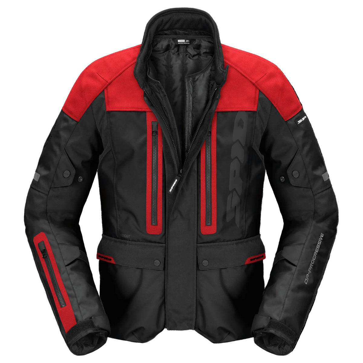 SPIDI BLUSÃO IMPERMIÁVEL TRAVELLER 3 EVO VERMELHO / PRETO - Motoboxe
