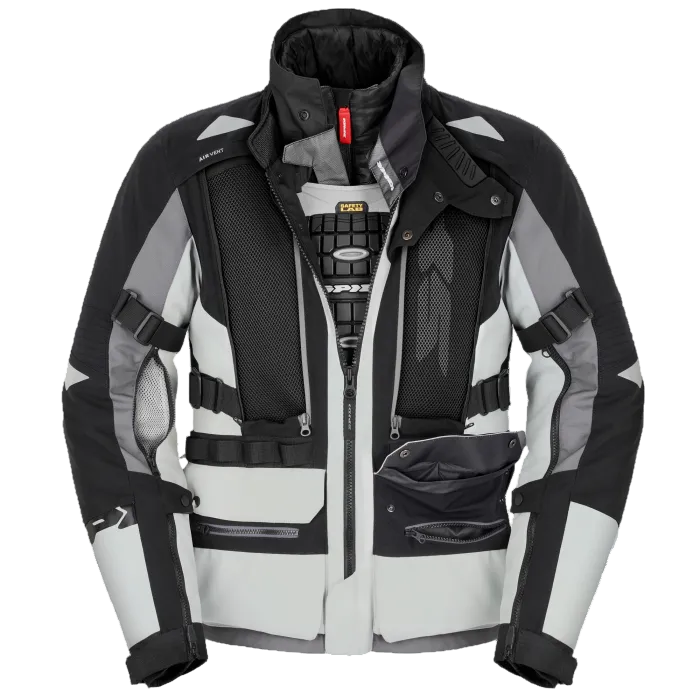 SPIDI BLUSÃO MASCULINO COM MEMBRANA REMOVÍVEL ALLROAD PRETO / CINZA - Motoboxe