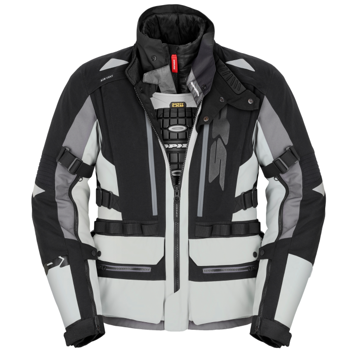 SPIDI BLUSÃO MASCULINO COM MEMBRANA REMOVÍVEL ALLROAD PRETO / CINZA - Motoboxe