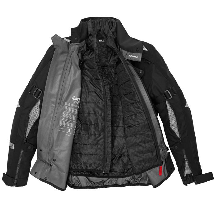 SPIDI BLUSÃO MASCULINO COM MEMBRANA REMOVÍVEL ALLROAD PRETO - Motoboxe