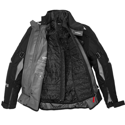 SPIDI BLUSÃO MASCULINO COM MEMBRANA REMOVÍVEL ALLROAD PRETO - Motoboxe