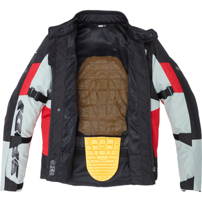 BLUSÃO SPIDI CROSSMASTER CINZA / VERMELHO - Motoboxe
