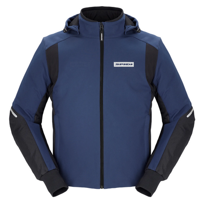 SPIDI BLUSÃO IMPERMIÁVEL ARMOR H2OUT PRETO / AZUL - Motoboxe