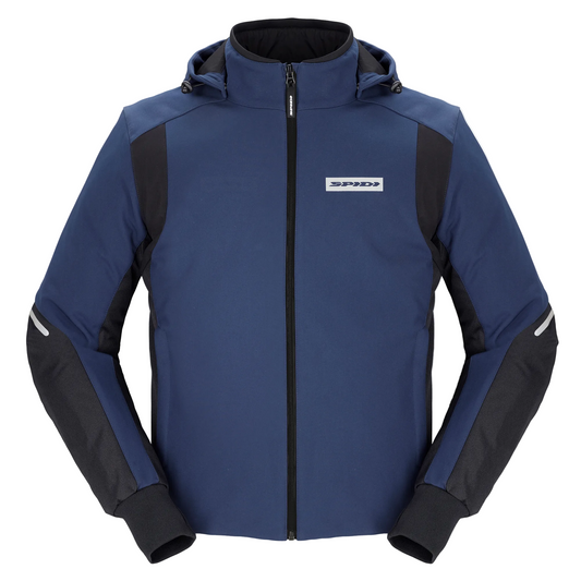 SPIDI BLUSÃO IMPERMIÁVEL ARMOR H2OUT PRETO / AZUL - Motoboxe