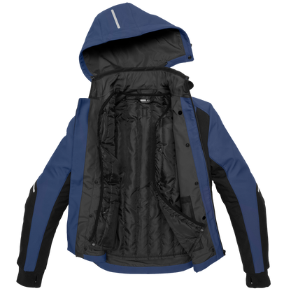 SPIDI BLUSÃO IMPERMIÁVEL ARMOR H2OUT PRETO / AZUL - Motoboxe