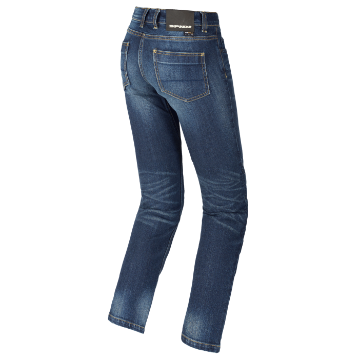 SPIDI CALÇA JEANS FEMININA PARA MOTOCICLISTA J-TRACKER AZUL ESCURO USADO - Motoboxe