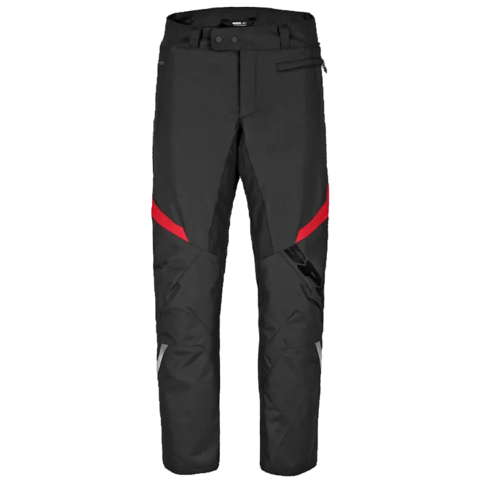 SPIDI CALÇAS MASCULINAS SPORTMASTER H2OUT® PRETO / VERMELHO - Motoboxe