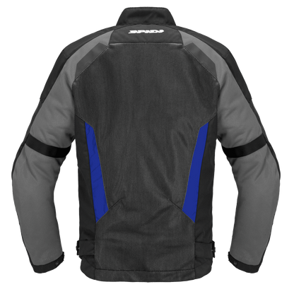 BLUSÃO SPIDI TEK NET PRETO / AZUL - Motoboxe