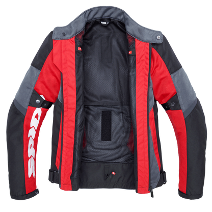 BLUSÃO SPIDI TEK NET PRETO / VERMELHO - Motoboxe