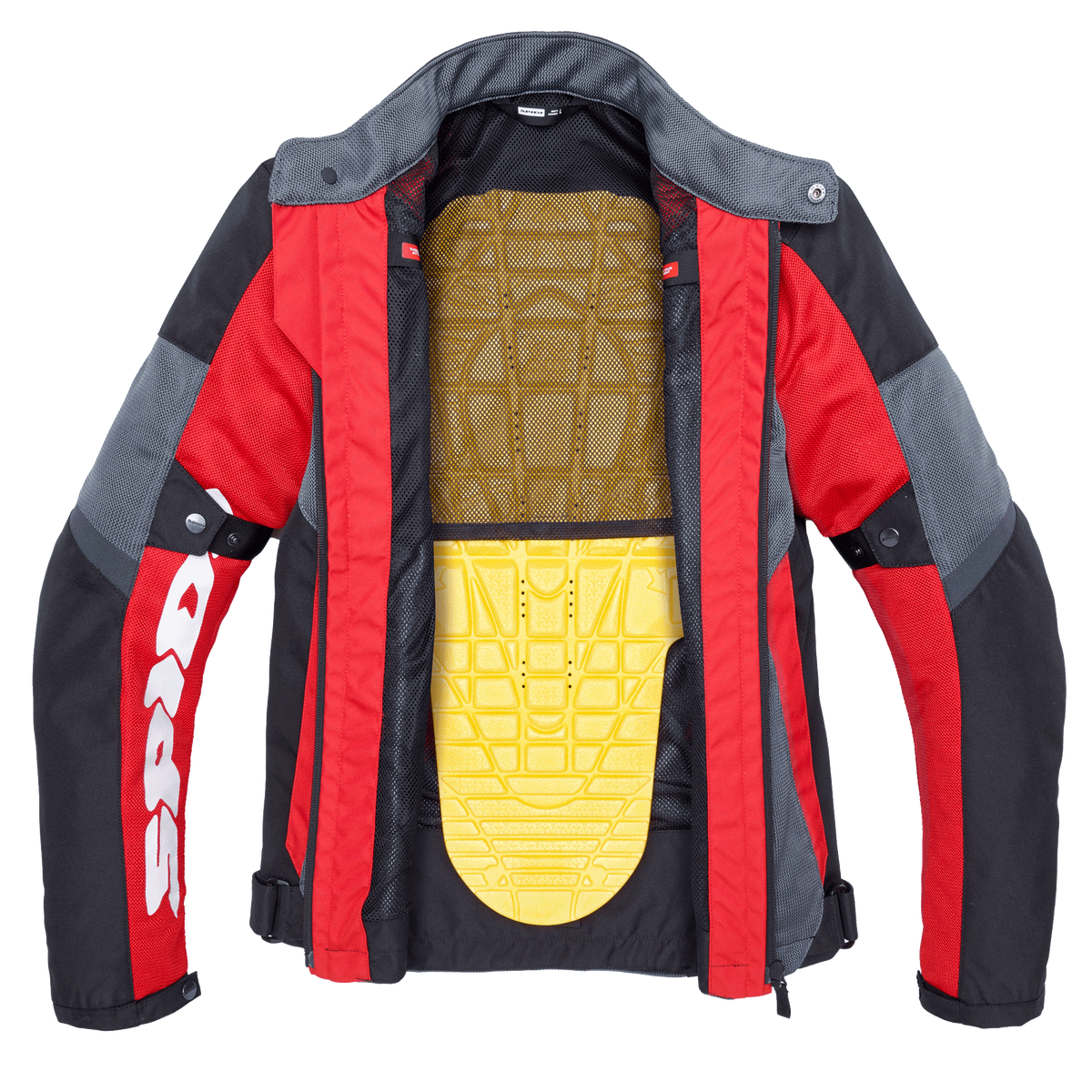 BLUSÃO SPIDI TEK NET PRETO / VERMELHO - Motoboxe