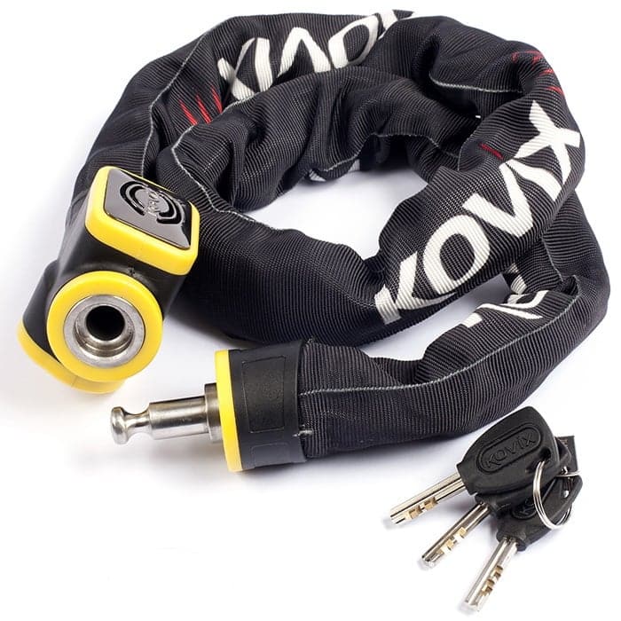 CADEADO KOVIX DE CORRENTE C/ ALARME 10MM/150CM – Motoboxe